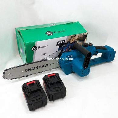 Ланцюгова пилка для легкої роботи DOMOTEC Chain Saw 12" (30см), Електропила на акумуляторі для HF-867 саду ланцюгова