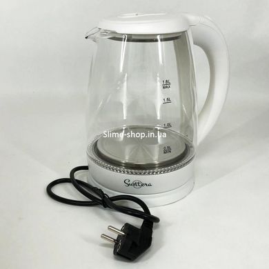 Электрочайник удобный Suntera EKB-322W 1500 Вт 1.8 л, Изысканный электрочайник, XI-143 Электрочайник чайный