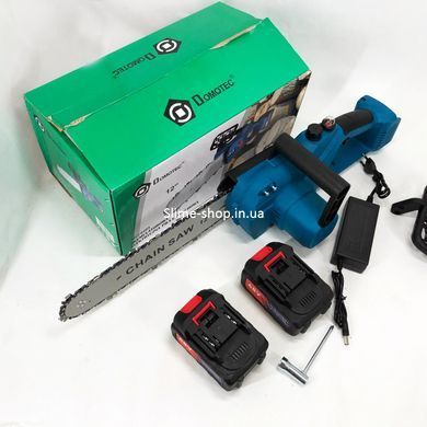 Ланцюгова пилка для легкої роботи DOMOTEC Chain Saw 12" (30см), Електропила на акумуляторі для HF-867 саду ланцюгова