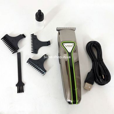 Стильна машинка для стрижки VGR V-008 Pro, Тример для скронь, Машинка для стрижки XO-987 волосся бездротове