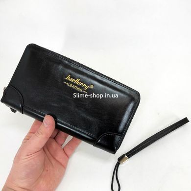 Портмоне чоловіче Baellerry leather black, Вертикальний гаманець, Гаманець брендовий QD-322 подарунок чоловікові