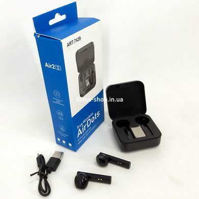 Беспроводные наушники с микрофоном для конференций TWS MiPods PRO+LCD MI, Стерео наушники TS-433 для спорта