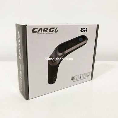 FM модулятор CAR G6 Bluetooth USB AUX MicroSD трансмітер, FM модулятор для автомобіля FP-312 Колір: золотий