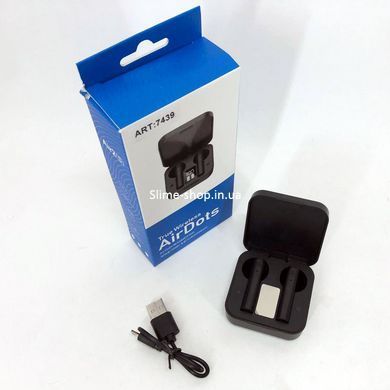 Беспроводные наушники с микрофоном для конференций TWS MiPods PRO+LCD MI, Стерео наушники TS-433 для спорта
