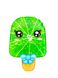 Игрушка антистресс сквиш Мороженое фрукт Лайм - изображение 1