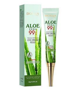 Крем для кожи вокруг глаз укрепляющий Bioaqua Aloe Vera Eye Cream 99% Hydrating Soothing 20 мл