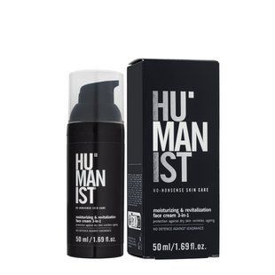Крем для лица для мужчин Delia Cosmetics Humanist 3 в 1 "Увлажнение и ревитализация", 50 мл