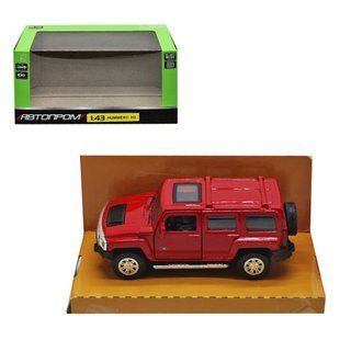 Машинка "Автопром: Hummer" красная