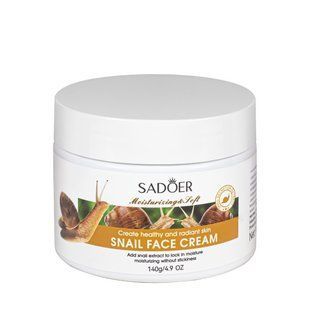 Крем для лица антивозрастной Sadoer Snail Face Cream с муцином улитки 140 г