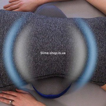 Ортопедична подушка для попереку Lumbar Support TV One. Подушка для попереку з ефектом пам'яті з м'яким дихаючим WI-846 тканинним покриттям.