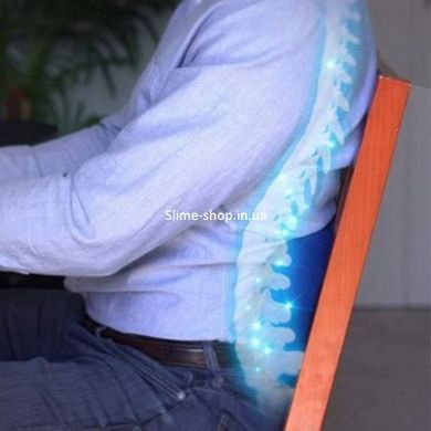 Ортопедична подушка для попереку Lumbar Support TV One. Подушка для попереку з ефектом пам'яті з м'яким дихаючим WI-846 тканинним покриттям.
