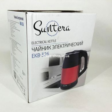 Стильний електричний чайник Suntera EKB-326R 1500 Вт 1.8 л, KU-629