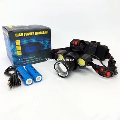 Водонепроницаемый фонарь HeadLight BL-001, Мощный аккумуляторный WM-336 налобный фонарик