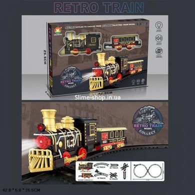 Железная дорога "Retro Train", поезд на батарейках, 91 х 45 см
