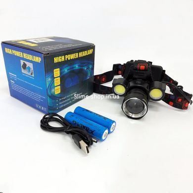 Водонепроницаемый фонарь HeadLight BL-001, Мощный аккумуляторный WM-336 налобный фонарик