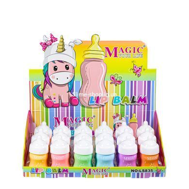 Бальзам для губ увлажняющий Magic Your Life LS 835 (6 шт ассортименте)