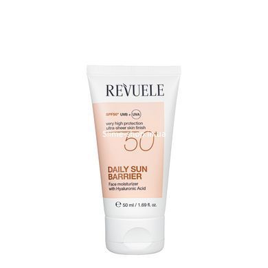 Крем-барьер для лица солнцезащитный Revuele Daily Sun Barrier SPF 50, 50 мл