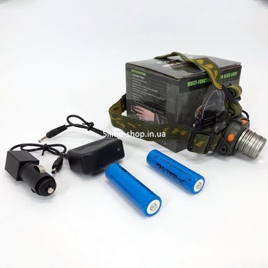 Налобный фонарь для автолюбителей Bailong BL 1505602B SENSOR, Мощный налобный PW-737 LED фонарь
