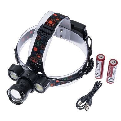 Водонепроницаемый фонарь HeadLight BL-001, Мощный аккумуляторный WM-336 налобный фонарик