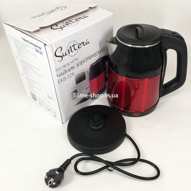 Стильний електричний чайник Suntera EKB-326R 1500 Вт 1.8 л, KU-629