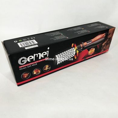 Фен расческа для сушки волос Gemei Gm-4828, Фен-щетки стайлеры, Фен стайлер, Фен для дома TC-968 и салона