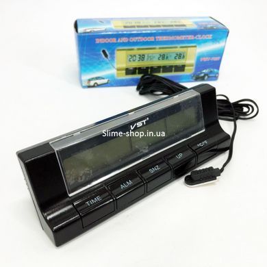 Авточасы с GP-750 термометром VST-7037