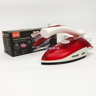 Дорожня праска RAF R.1259R 800 Вт з регулятором температури та резервуаром для води XV-771 50 мл