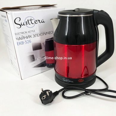 Стильний електричний чайник Suntera EKB-326R 1500 Вт 1.8 л, KU-629