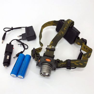 Налобный фонарь для автолюбителей Bailong BL 1505602B SENSOR, Мощный налобный PW-737 LED фонарь
