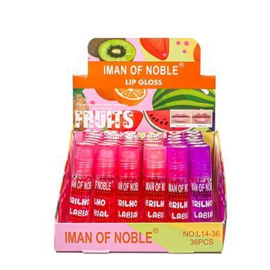 Набор фруктовых блесков для губ Iman of Noble Lip, 36 шт