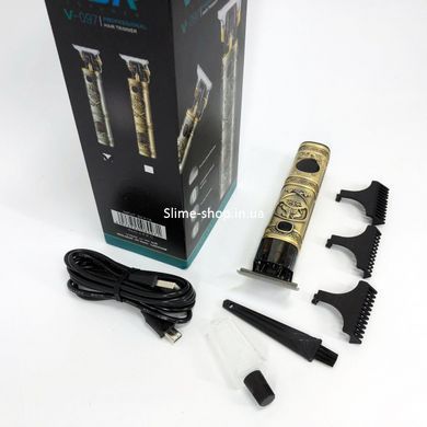 Бритва для бороды VGR V-097, Окантовочная машинка, Триммер беспроводной, Триммер ZT-524 для усов