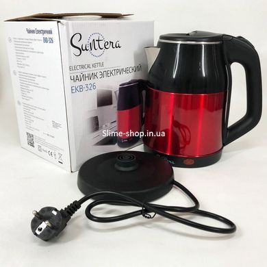 Стильний електричний чайник Suntera EKB-326R 1500 Вт 1.8 л, KU-629