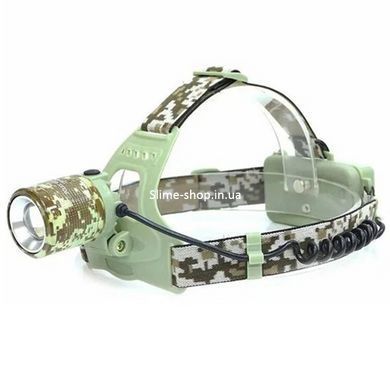 Фонарь налобный с красным диодом CH-002M-T6, Фонарь для шлема на голову, Фонарик на MW-666 голову диодный
