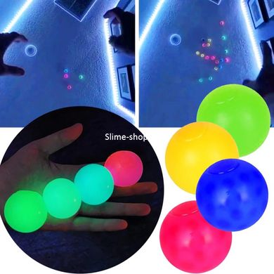 Игрушка антистресс в Тубе 4 шара фосфорные светящиеся в темноте