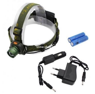 Налобный фонарь для автолюбителей Bailong BL 1505602B SENSOR, Мощный налобный PW-737 LED фонарь