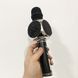 Бездротовий Bluetooth Мікрофон для Караоке Мікрофон DM Karaoke Y 68+BT. Колір: чорний NR-480 зі сріблом