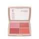Палетка румян Neverti Illusion Blush 4 оттенка (NP207)