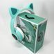 Беспроводные наушники cat ear CAT STN-28 зеленые, Cat Ear наушники с Bluetooth UC-519 и подсветкой