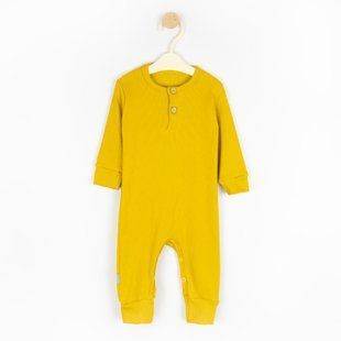 Сліп з відкритими ніжками рубчик Mustard