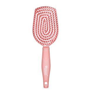 Щітка для волосся масажна продувна Salon Professional з нейлоновою щетиною 98290 SL, Pink Рожева