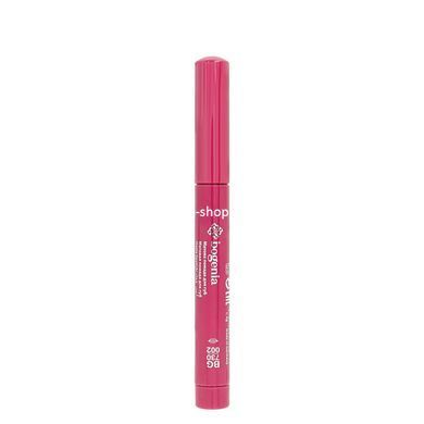 Помада-карандаш для губ водостойкая Bogenia Velvet Waterproof Matte, 002 Ruby