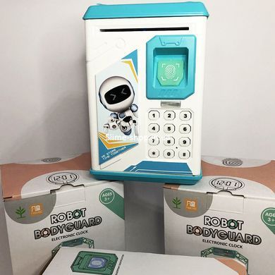 Детский сейф с электронным замком, Детская копилка сканер отпечатка пальца, LN-314 Копилка сейф