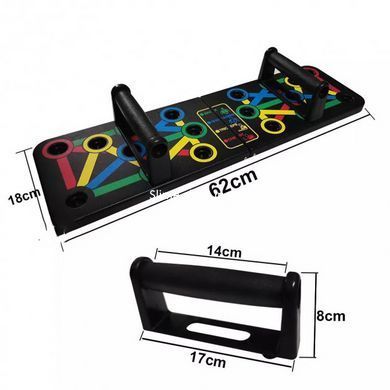 Поворотные упоры для отжиманий Foldable Push Up, Скамья для отжимания для дома, Упоры с LO-422 разными хватами