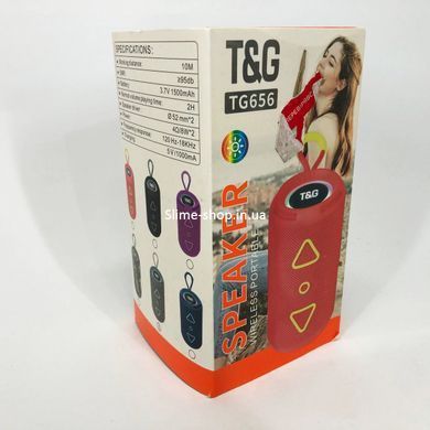 Колонка с входом и микрофоном TG656, Блютуз колонка с ремешком, Беспроводная колонка AM-340 портативная мощная