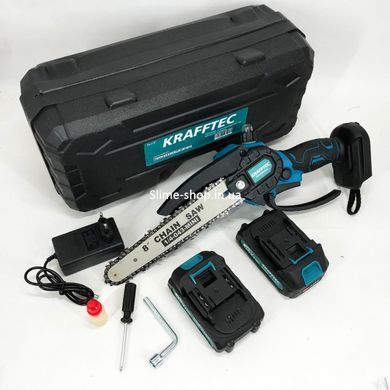 Малогабаритна пила на акумуляторі Krafftec 20 см, Акумуляторна пила UI-629