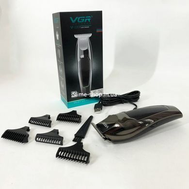 Электробритва для головы VGR V-030, Триммер беспроводной, Машинка для стрижки WL-389 волос домашняя