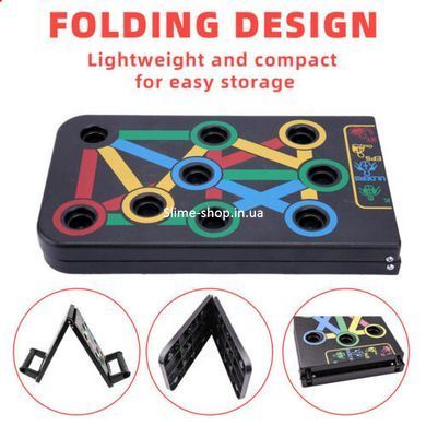 Поворотные упоры для отжиманий Foldable Push Up, Скамья для отжимания для дома, Упоры с LO-422 разными хватами