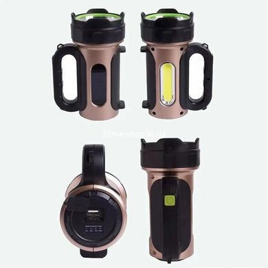 Ліхтар кемпінговий переносний T93-LED+COB, Ліхтар кемпінговий світлодіодний, Ліхтар PM-886 прожектор переносний