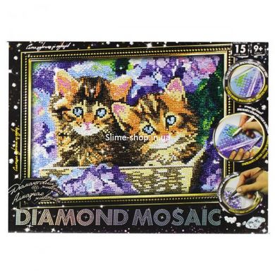 Алмазна мозаїка "DIAMOND MOSAIC. Котики"