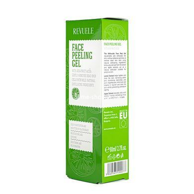 Гель пілінг для обличчя Revuele Face Peeling Gel with AHA Fruit Acids з вітаміном С 80 мл